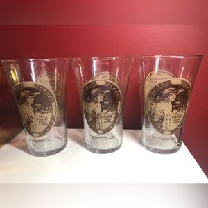 Vintage Enjoy Coca-Cola Soda Fountain Flare Glass Mother's Pizza Parlour